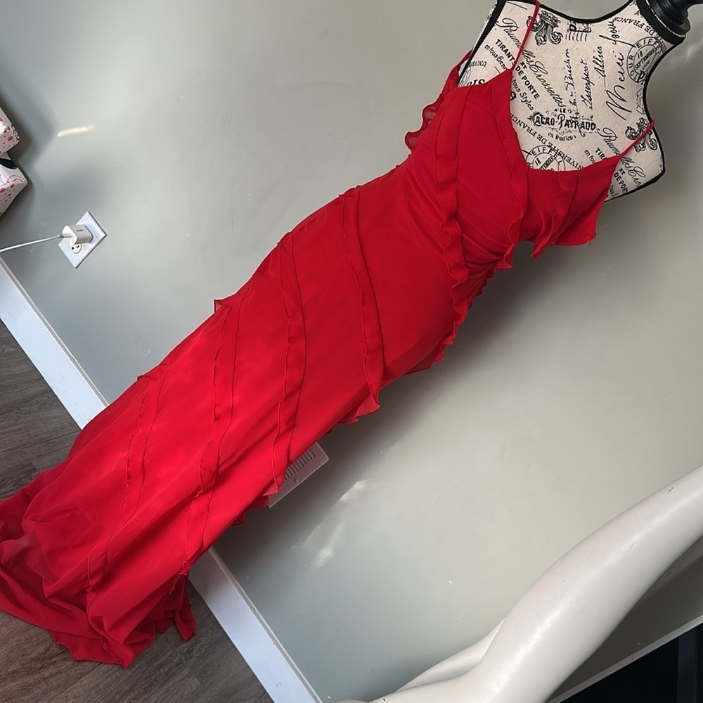 Mango
Chiffon Ruffle Maxi Slip Dress - Picture 4 of 7